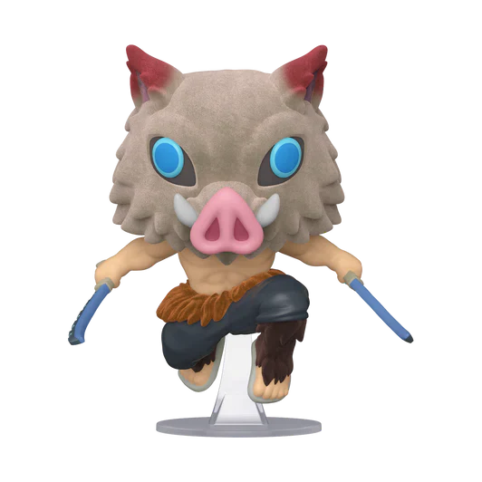 Funko Pop Animation: Demon Slayer - Inosuke Flocked Exclusivo