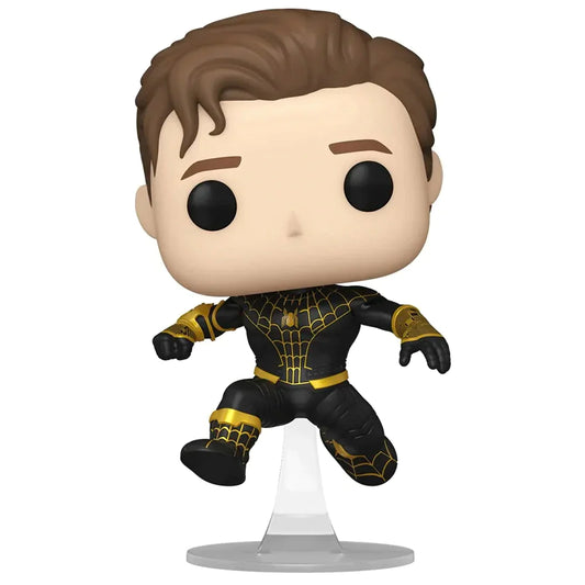 Funko Pop Marvel: Spiderman No Way Home - Spiderman Traje Negro sin mascara Exclusivo